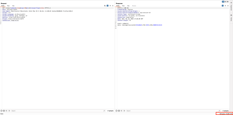 Basic vulnerability exploitation in MCP Inspector
