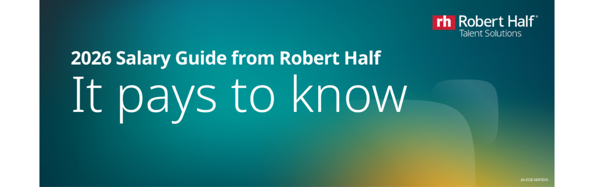 Cover image of Robert Half's "2026 Salary Guide"