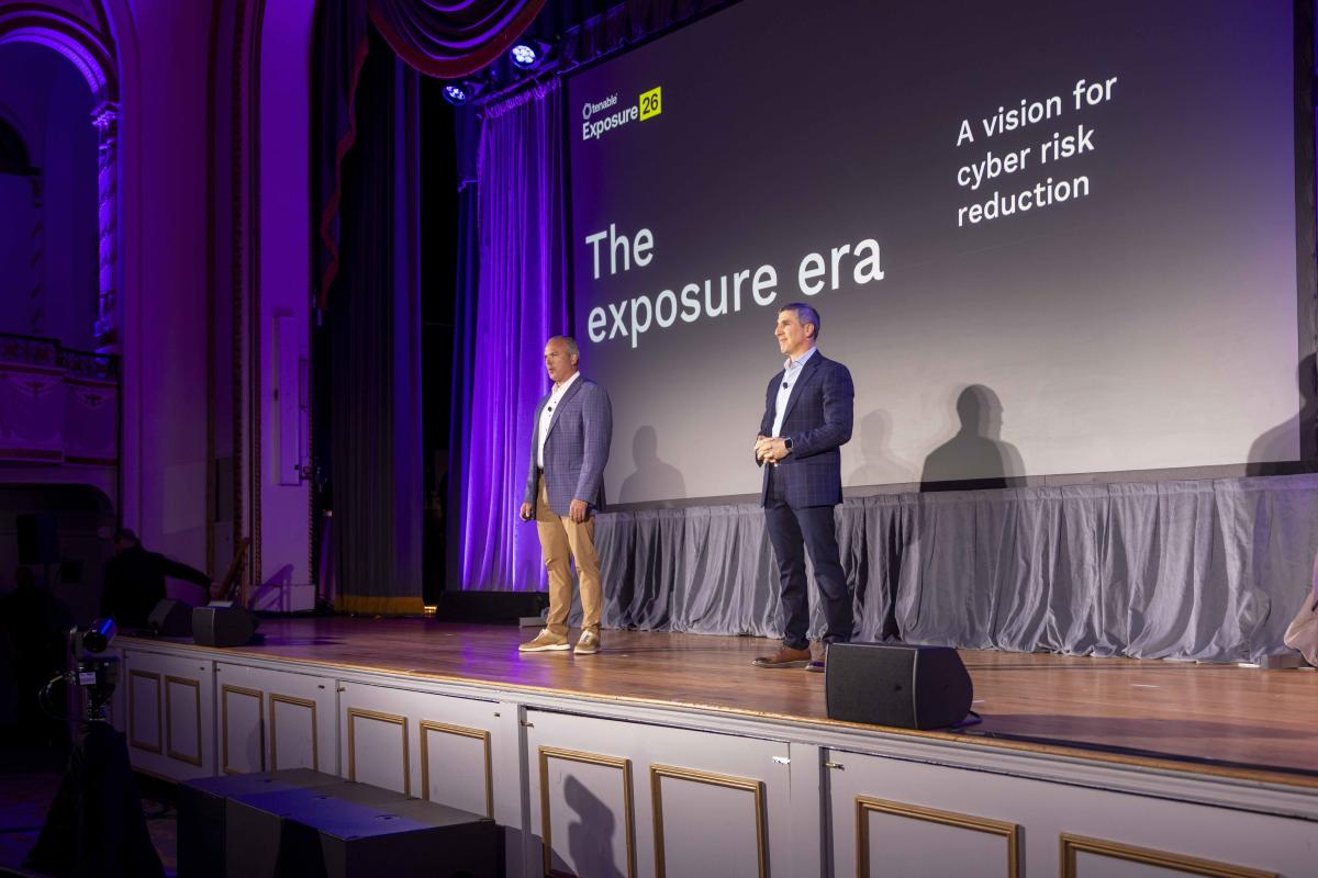 Tenable Co-CEOs Mark Thurmond and Steve Vintz discuss exposure management in the AI era at EXPOSURE 2026