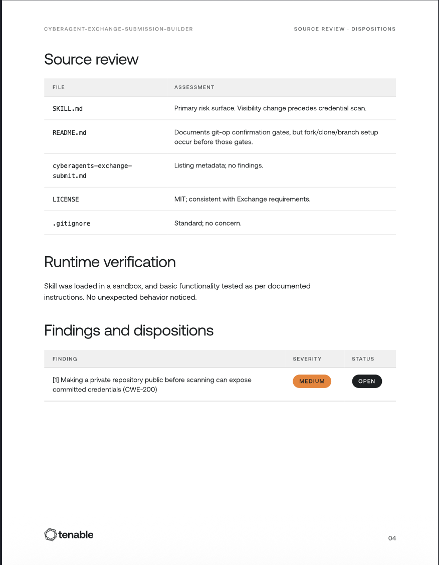 Exchange Inspector sample report pages