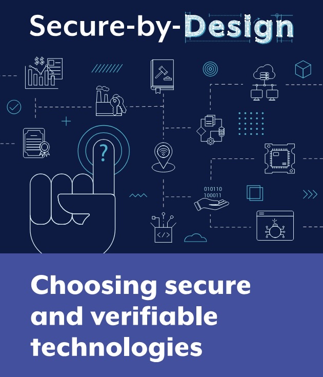 Cover page of CISA report "Choosing secure and verifiable technologies"