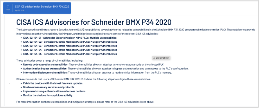 CISA ICS Advisories for Schneider BMX P34 2020