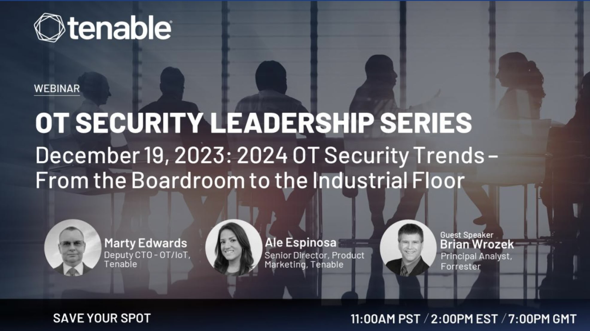OT Security Leadership Series brought to you by Tenable