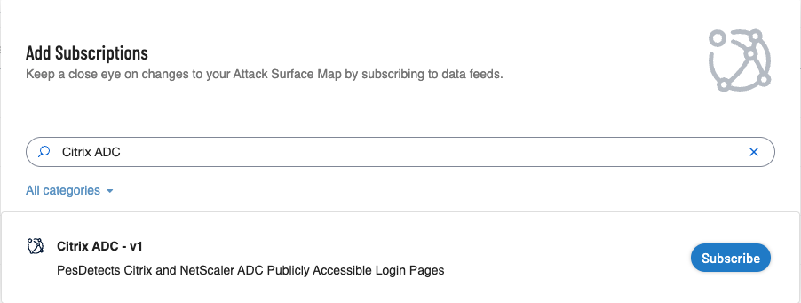 Tenable Attack Surface Management Citrix NetScaler ADC and Gateway Subscription