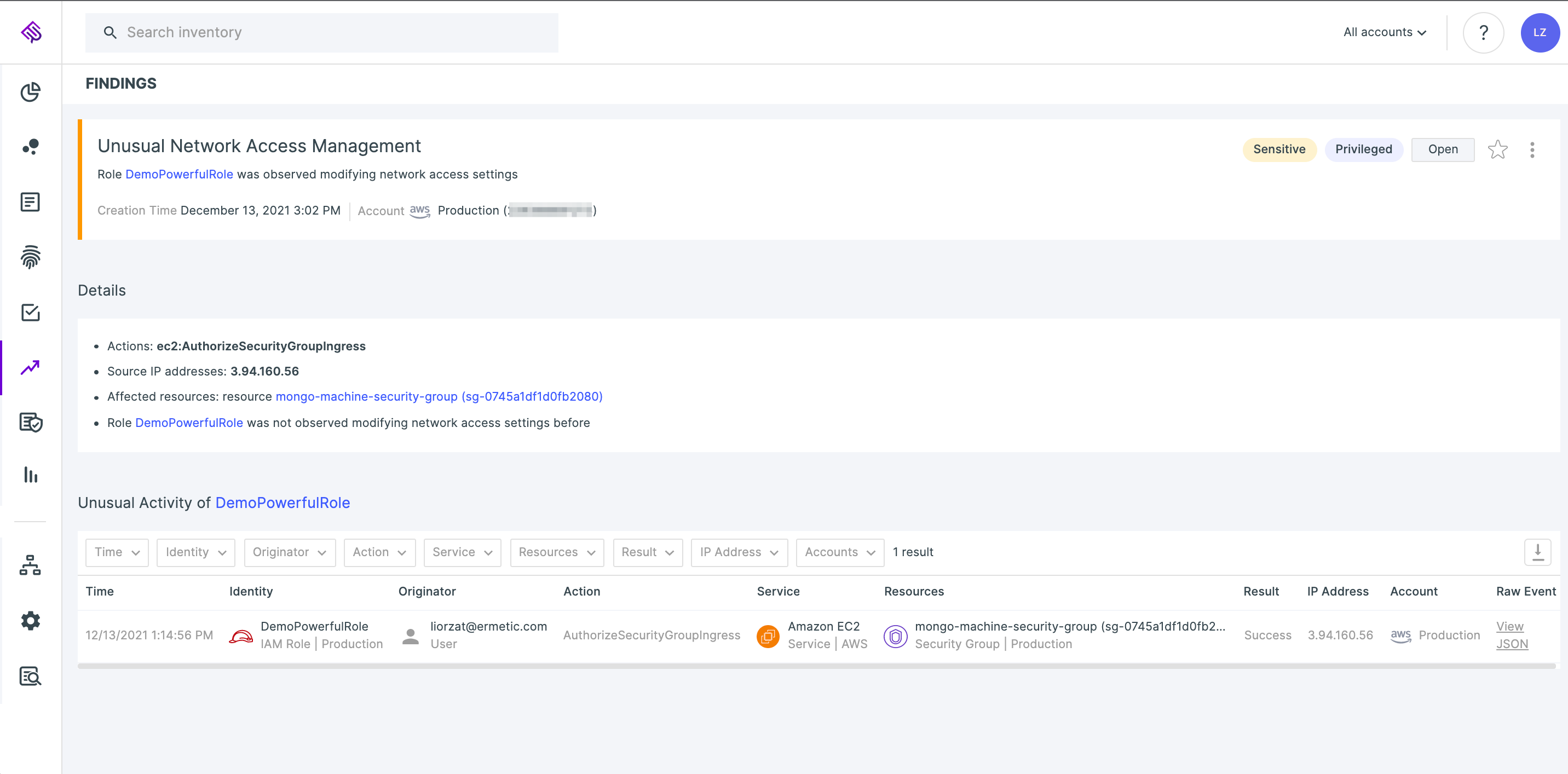 Tracking Adversaries in AWS Using Anomaly Detection