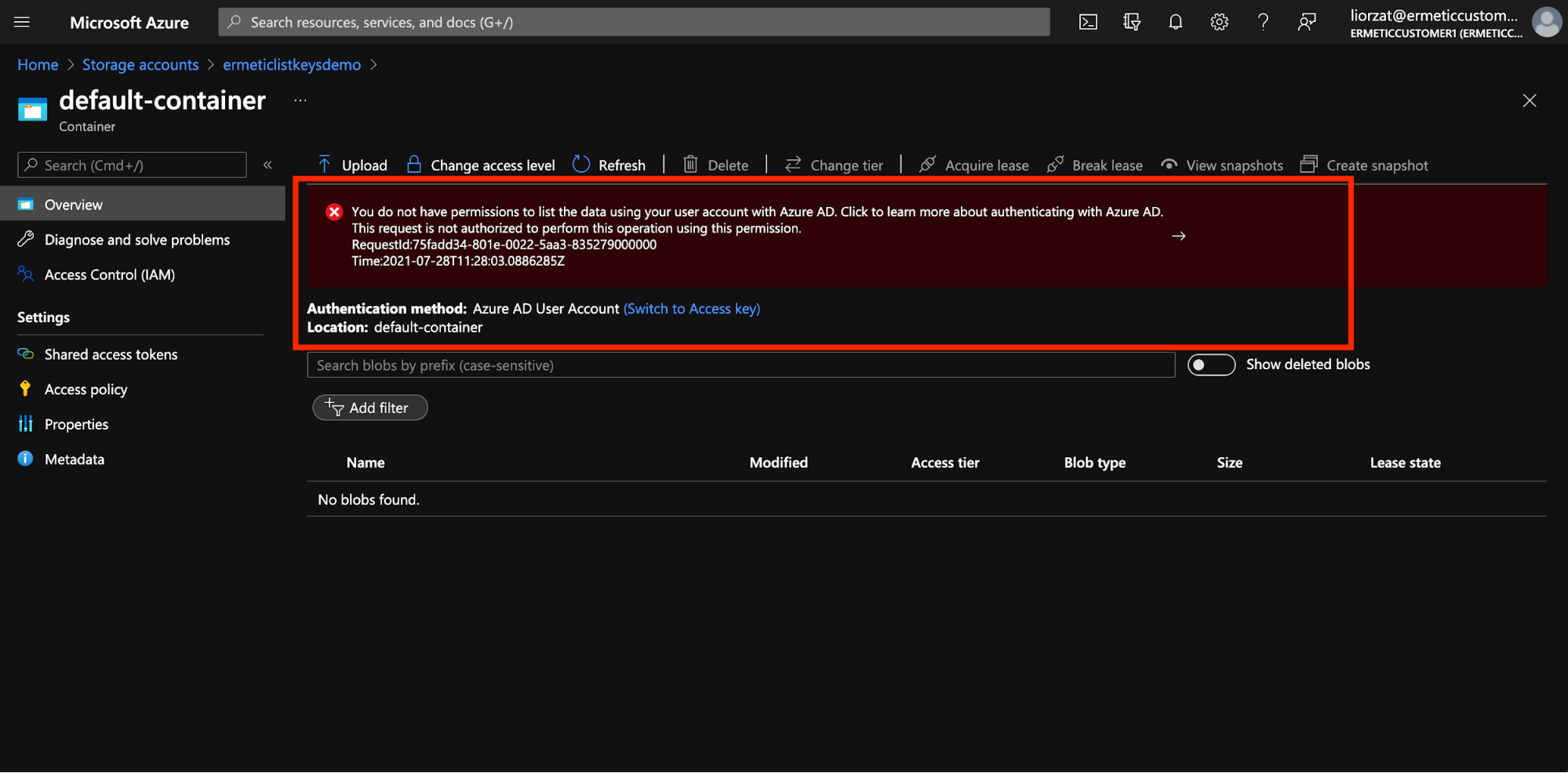 Access Keys: An Unintended Backdoor-by-Design to Azure Storage Accounts Data
