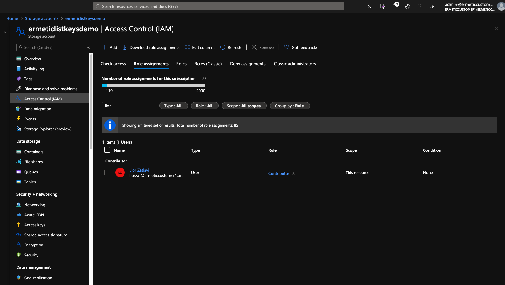Access Keys: An Unintended Backdoor-by-Design to Azure Storage Accounts Data