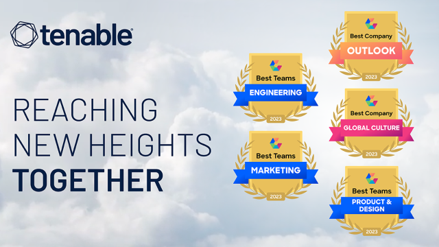 Tenable Honored with Five Comparably Awards for Excellent Company Culture Tenable Honored with Five Comparably Awards for Excellent Company Culture