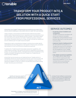 Quick Start para o Tenable Vulnerability Management