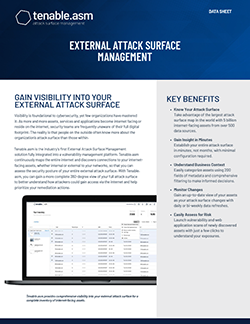 Tenable.asm Data Sheet