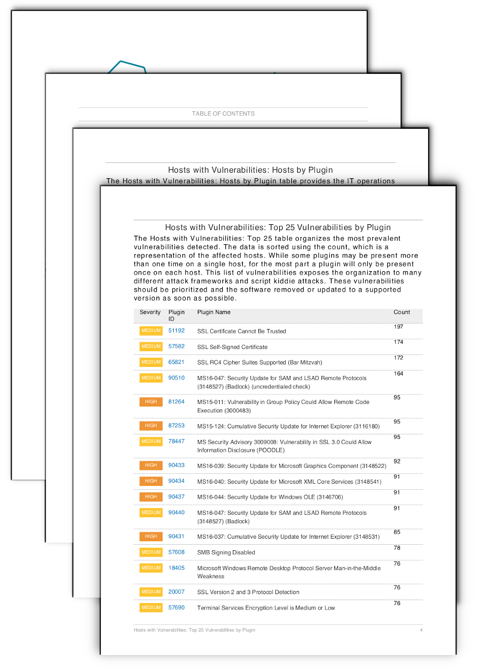 Hosts with Vulnerabilities Report