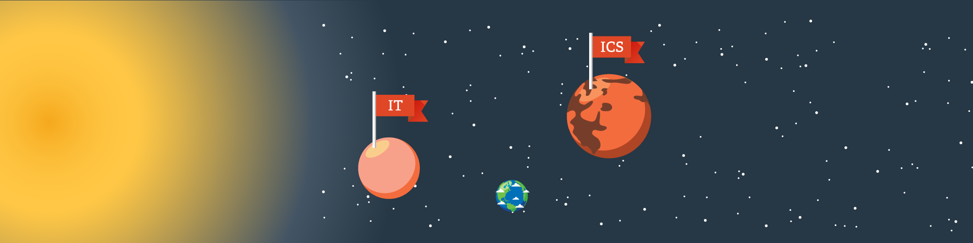 IT is from Mercury, ICS is from Mars IT is from Mercury, ICS is from Mars