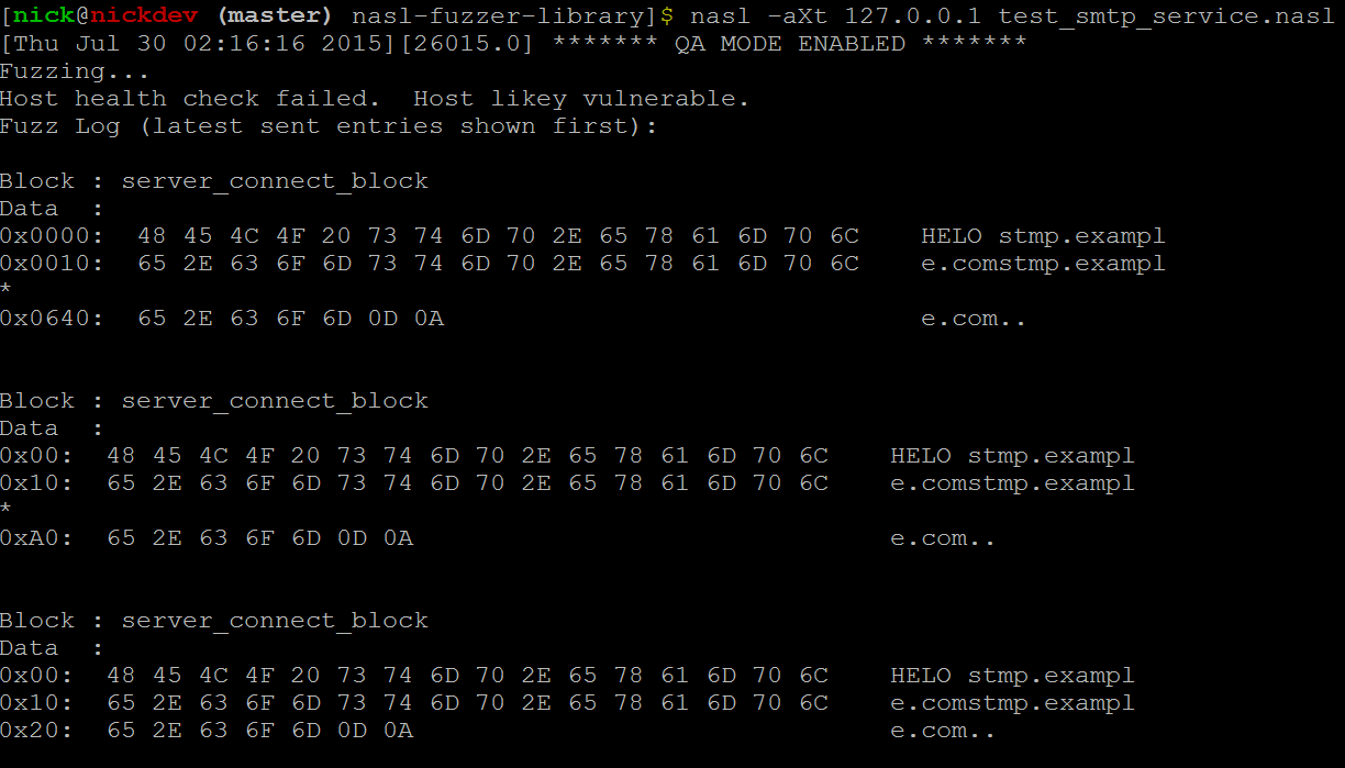 NASL Fuzzer Plugin graphic