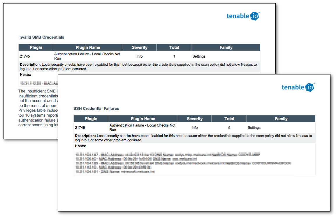 tenable requesting non assignment of tasks no plugins