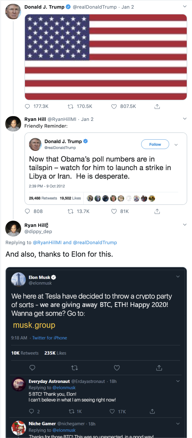 Cryptocurrency Scams Fake Giveaways Impersonate Followers Of Political And Other Notable Figures Blog Tenable