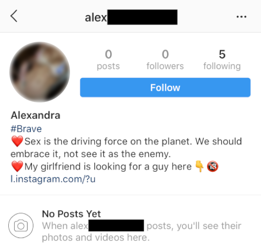 Los bots pornográficos de Instagram hacen evolucionar los métodos para vender spam de citas de adultos