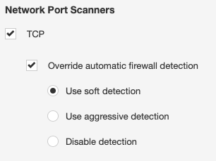 Nessus スキャンポリシー - Network Port Scanners