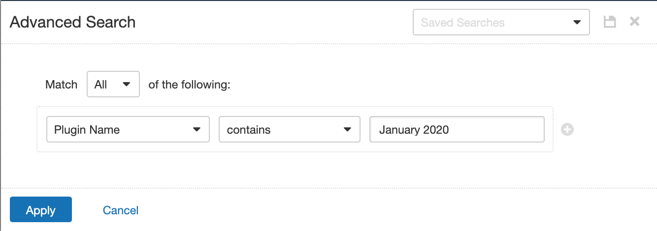 Plugin Name Contains January 2020