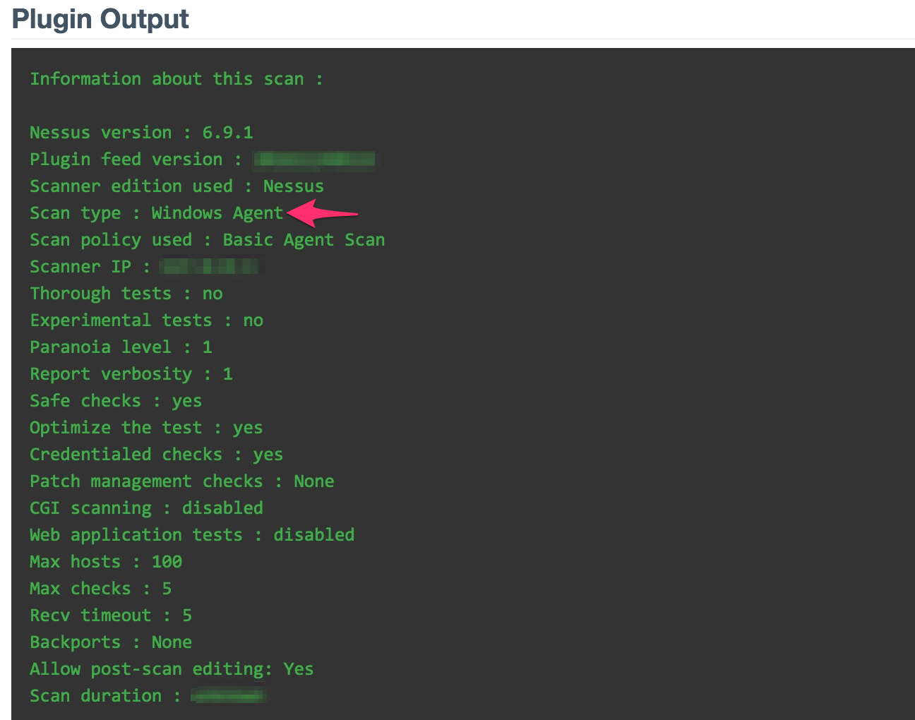 Plugin 19506 output