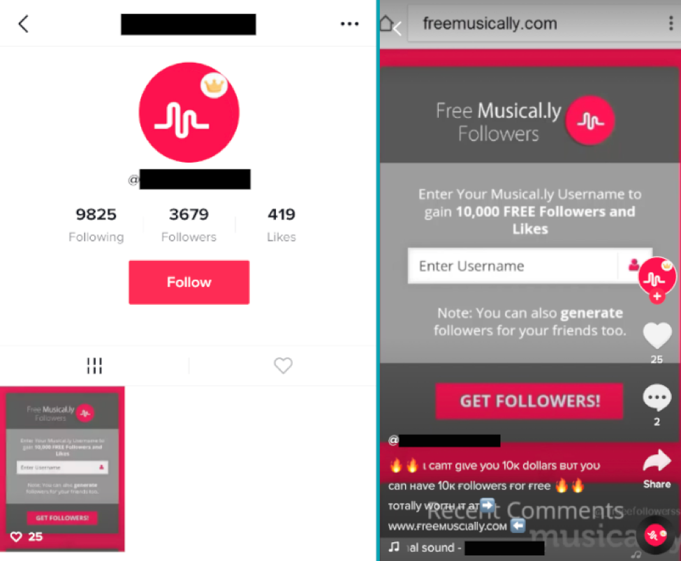 Scams dans TikTok : How Social Currency Fuels the Economy for Impersonation Accounts