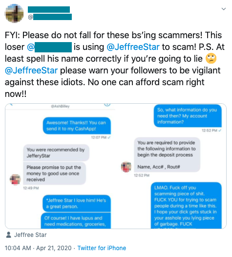They post giveaway and ask you if you have Cash App. Why? - MCLM