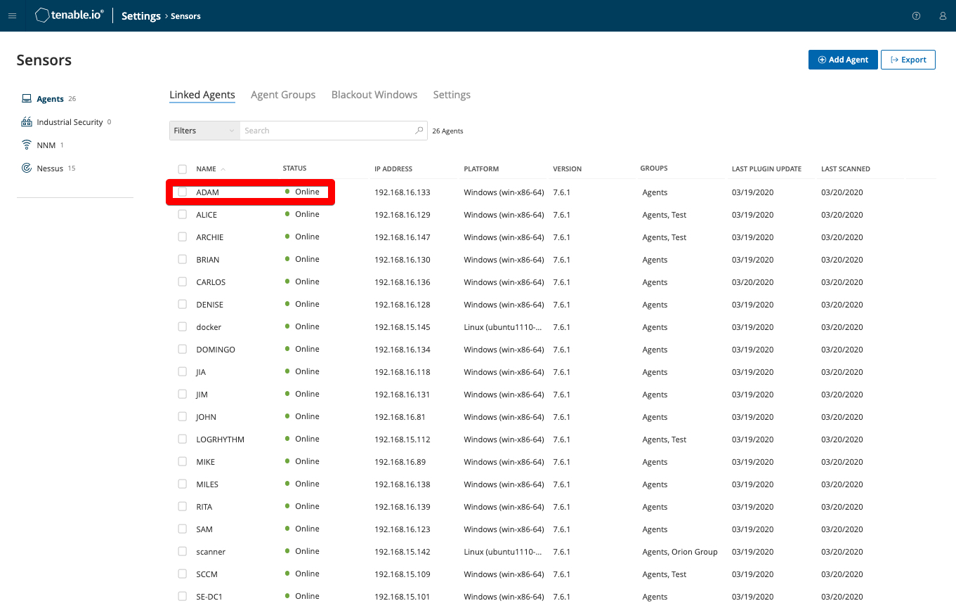 Verify Linked Agents