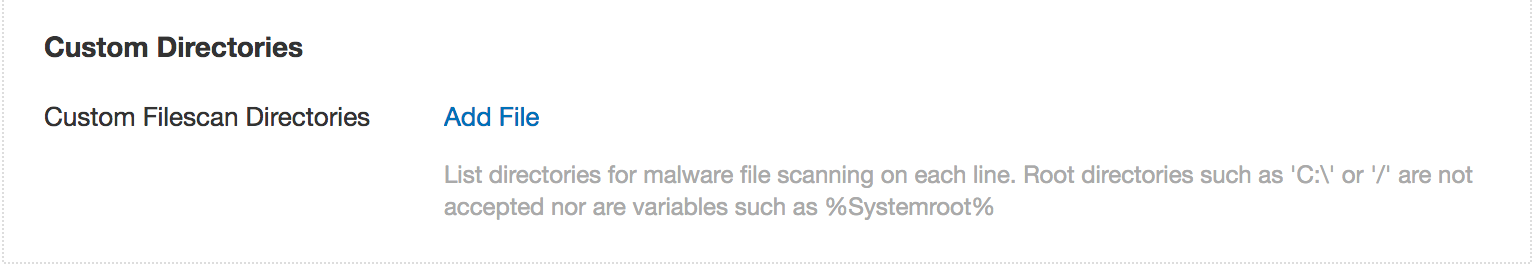 advanced options customers can use to scan $PATH locations, /home as well as custom directories to scan for bad hashes associated with WatchBog malware