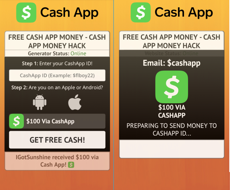 Cash App Scams:Giveaway Offers Ensnare Instagram Users, While YouTube Videos Promise Easy Money