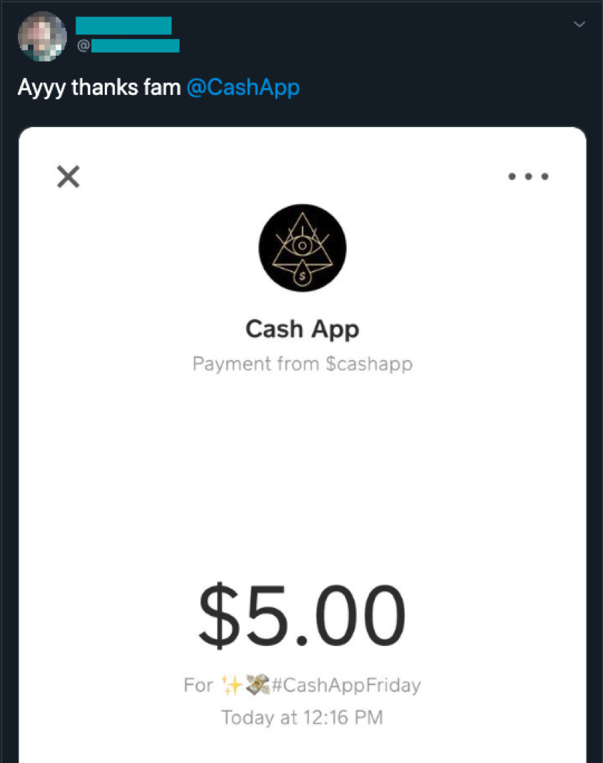 They post giveaway and ask you if you have Cash App. Why? - MCLM