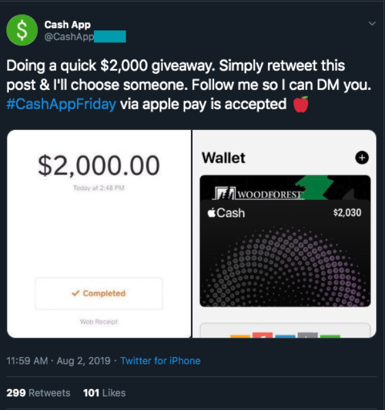 Cash App Scams Legitimate Giveaways Provide Boost To