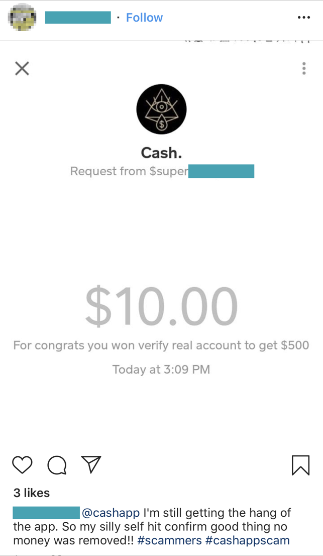 Cash App Scams Giveaway Offers Ensnare Instagram Users While