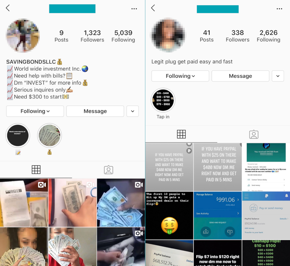 Golpes de aplicativos de dinheiro:Ofertas de brindes enganam usuários do Instagram, enquanto vídeos do YouTube prometem dinheiro fácil