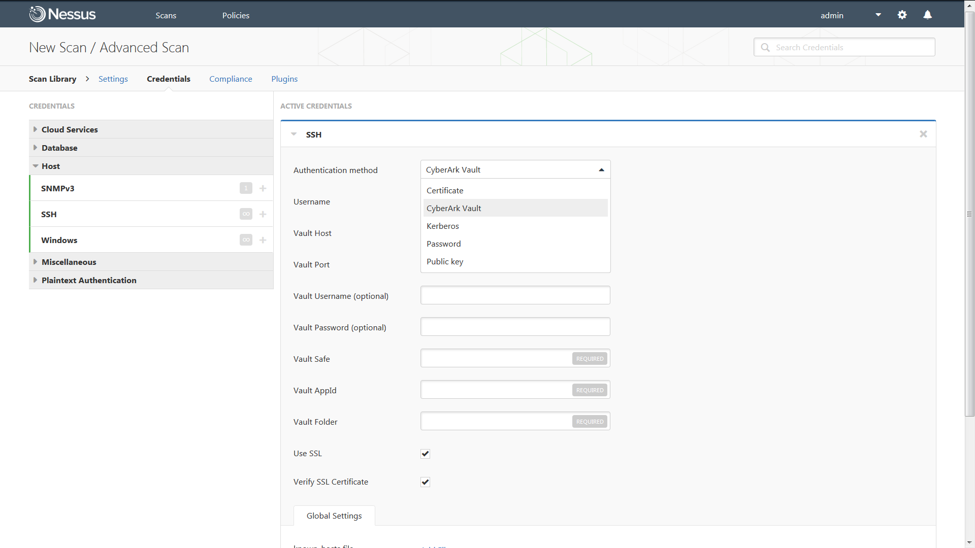 CyberArk configuration