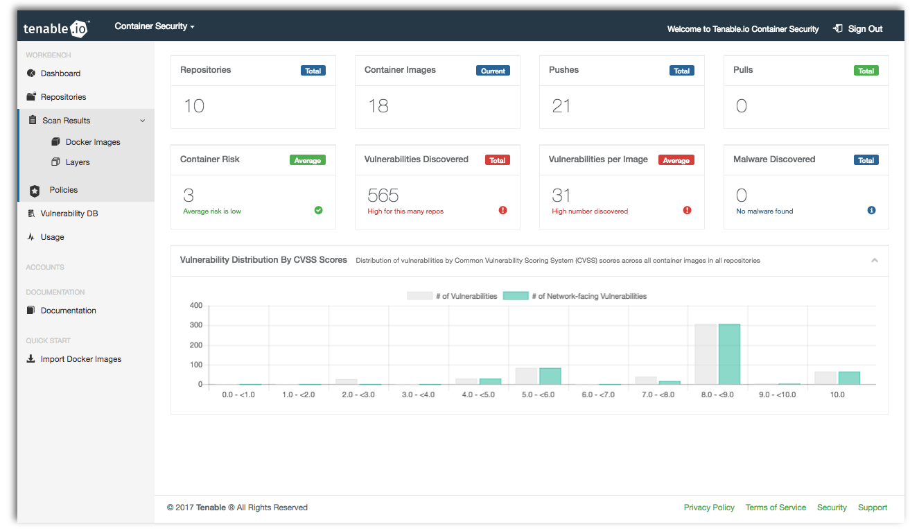 Tenable.io Container Security