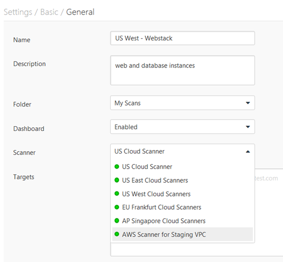 Nessus Scanner for AWS