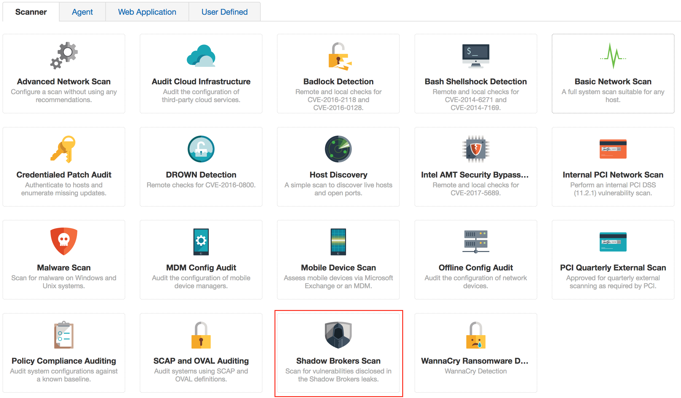 Tenable.io scan template for Shadow Brokers vulnerabilities