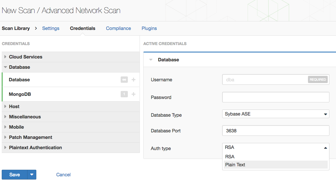 New Scan / Advanced Network Scan