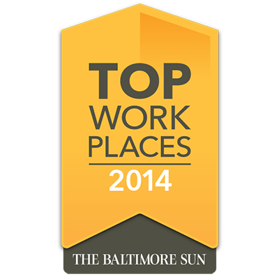 The Baltimore Sun Top Workplaces 2014 and Top Leadership Award