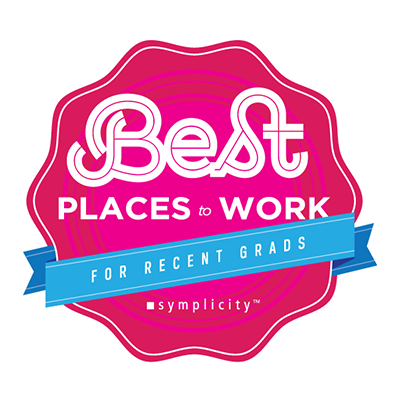 Symplicity 2017 Top 25 Best Places to Work for Recent Grads