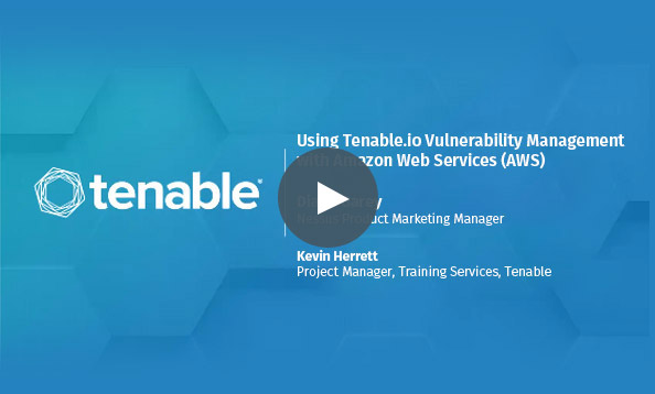 Utiliser Tenable.io Vulnerability Management avec Amazon Web Services (AWS)