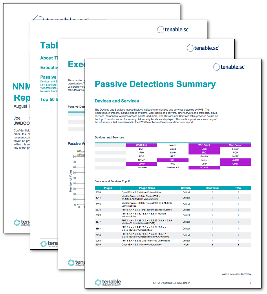 NNM Detections Executive Report