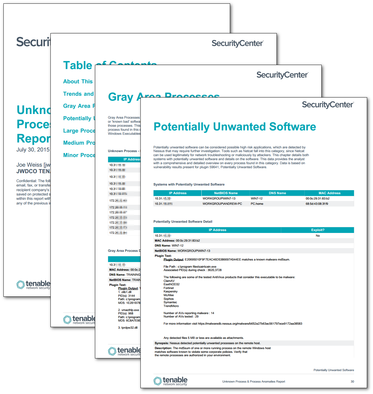 Unknown Process & Process Anomalies Report