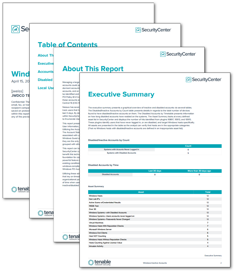 Windows Inactive Accounts Report