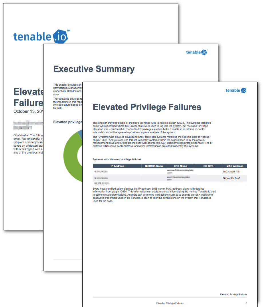 Elevated Privilege Failures Report