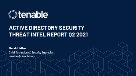 Active Directory Security Threat Intel Report Q2 2021 Active Directory Security Threat Intel Report Q2 2021