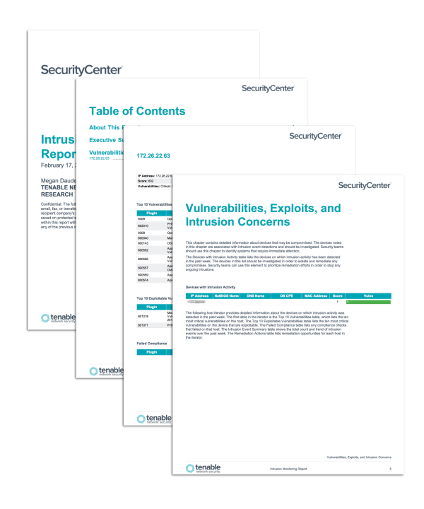 tenable sc report templates page 3 tenable