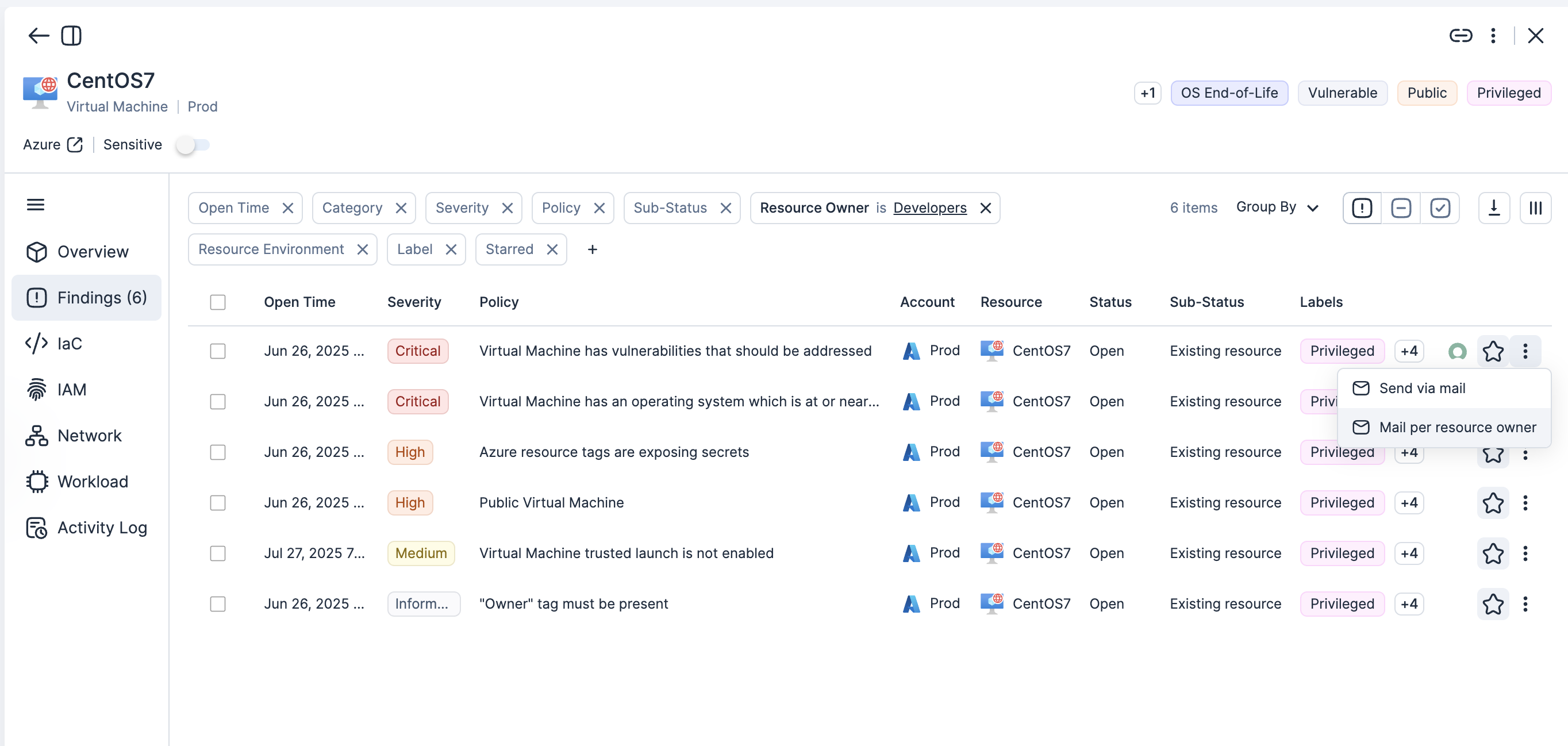 Remediation acceleration through owner attribution