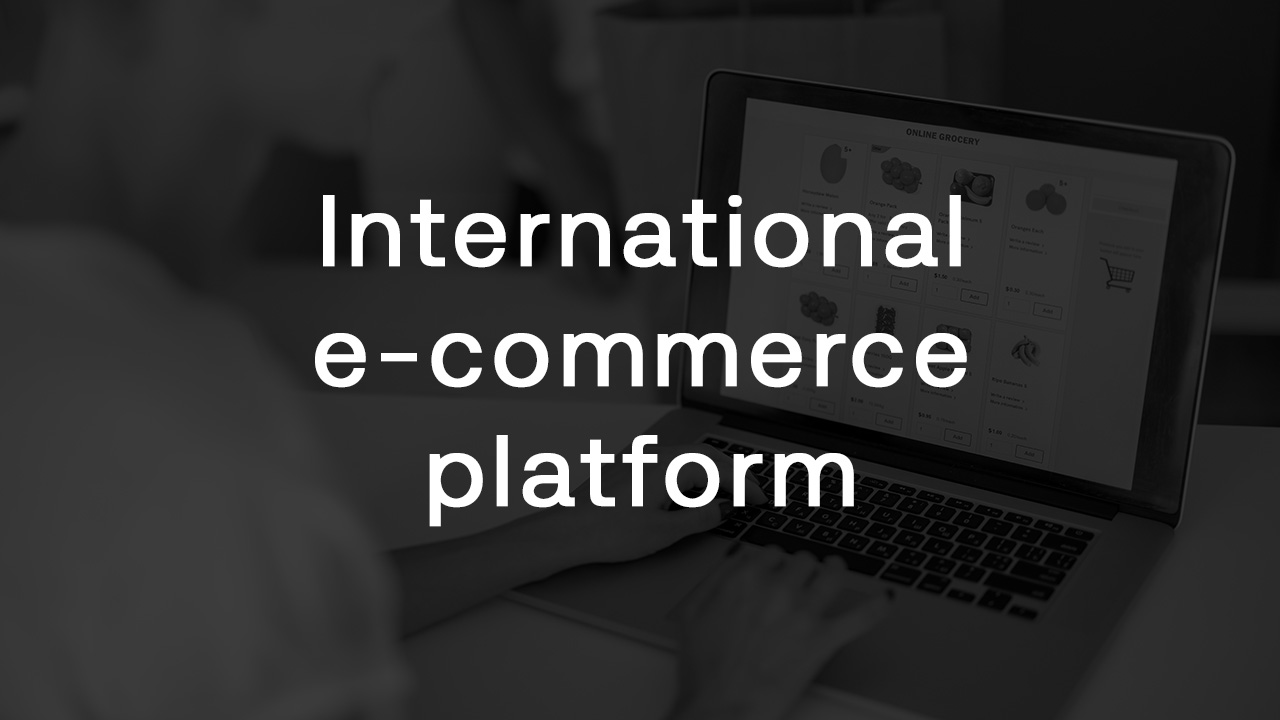 International e-commerce platform image