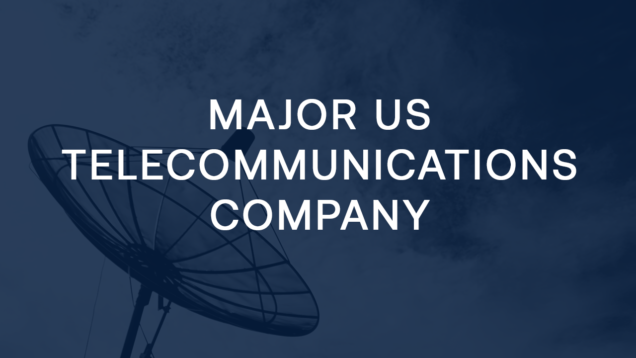 Major US telecommunications company image