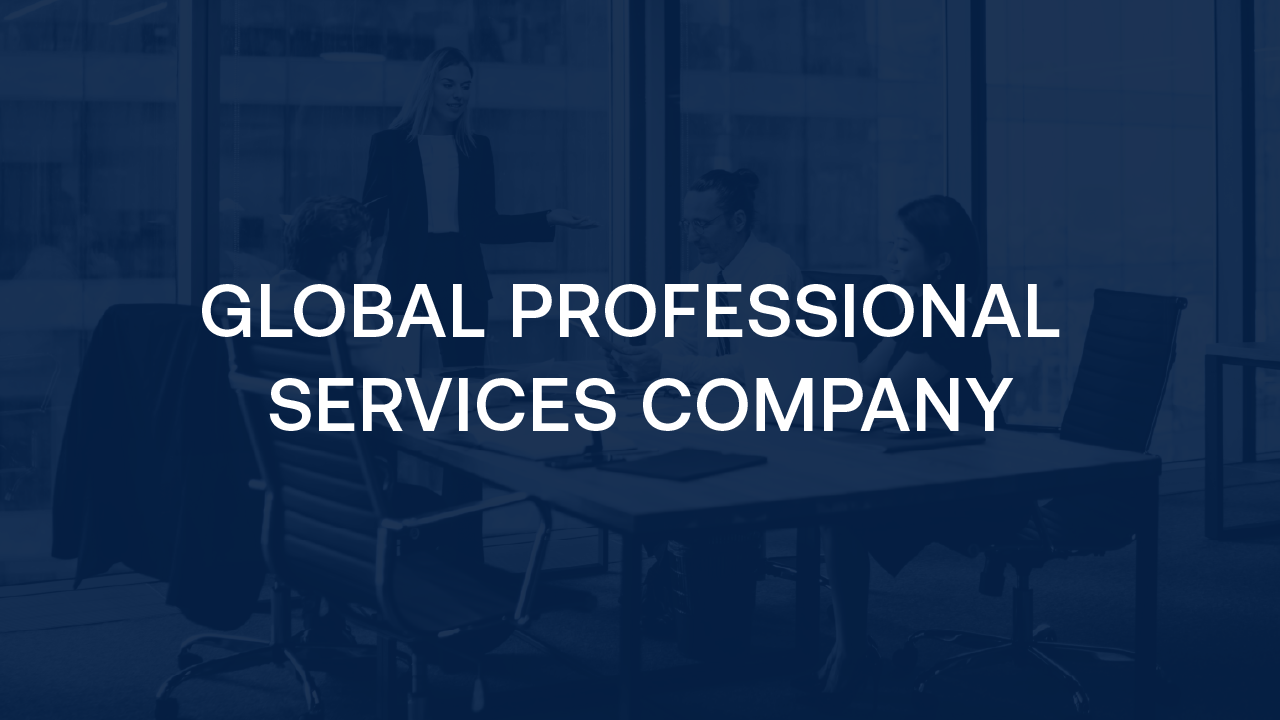 Global professional services company image